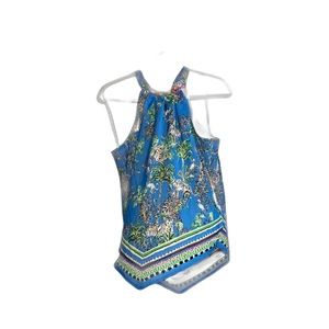Lilly Pulitzer tiger halter tank
